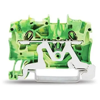 Produktfoto 1 von WAGO TOPJOB S Anschlussklemmenblock DIN-Schiene 1 Gelb, Grün, 1.5mm² Zugfederklemme IECEx, EAC Ex, ATEX