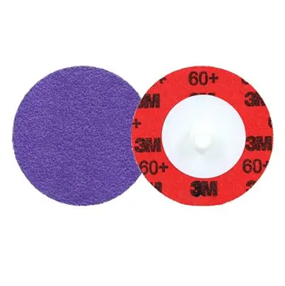 Produktfoto 1 von 3M 3M Cubitron 3 Roloc Durable Edge Disc 1184F Präzisionsgeformtes Keramikkorn Schleifscheibe Ø 38 mm, Korngröße 60+ 200