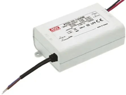 Produktfoto 1 von MEAN WELL LED-Treiber, 25.2 W 180V ac, 295 V ac LED-Treiber 700mA, Ausgang 24V, 36 V