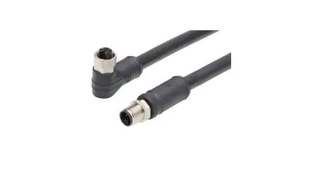 Produktfoto 1 von Molex Brad Micro-Change, 4-polig konfektioniertes Sensorkabel, M12, Rechtwinklig Buchse / M12, Gerade Stecker, Länge 15