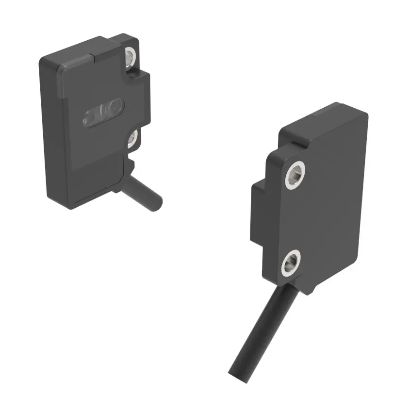 Produktfoto 1 von RS PRO Rechteckig Optischer Sensor, Durchgangsstrahl, Bereich 50 cm, NPN, Öffner Ausgang, Anschlusskabel,