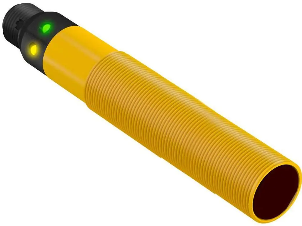 Produktfoto 1 von Banner zylindrisch Optischer Sensor, Emitter, Bereich 20 m, 4-poliger Mikro-Steckverbinder