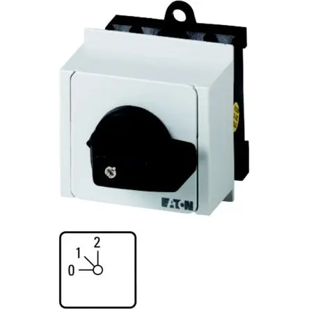 Produktfoto 1 von Eaton Eaton Moeller Nockenschalter 20 A, 3-Stufen Handkipphebel Schraube, 45 °-Wurfwinkel