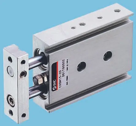 Produktfoto 1 von SMC CXS Pneumatik-Führungszylinder 20 mm Linear, Bohrung Ø 15 mm bis 0.7 Mpa