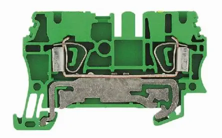 Produktfoto 1 von Weidmüller Schutzleiterklemme, ZPE 16, 2-polig, 14AWG, 4 AWG, 16mm² Klemme, Grün Wemid