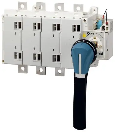 Produktfoto 1 von Socomec SIDERMAT Trennschalter 4-polig DIN-Hutschiene, Schnellanschluss, Wand 1600A, 20 A 23 kW Grau, Schwarz, Rot IP65