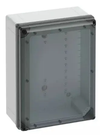 Produktfoto 1 von Spelsberg GEOS-L 3040-18-to; Universalgehäuse; Polycarbonat; Grau; IK09 IP67, IP66 Breite 300 mm Höhe 180 mm Länge 400