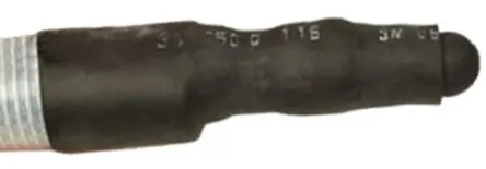 Produktfoto 1 von 3M CSCAK Wärmeschrumpfschlauch, Kabelversiegelungssortiment, Gummi, Schwarz 81 mm, 2-Wege