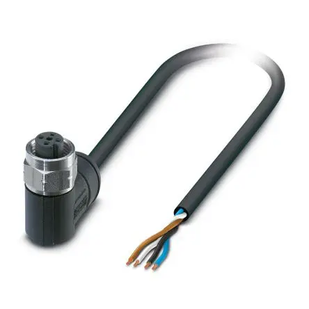 Produktfoto 1 von Phoenix Contact SAC, 4-polig Sensor-Betätigungselementkabel, M12 Stecker 4 / Nicht abgeschlossen Buchse, Länge 2 m