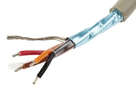 Produktfoto 1 von Alpha Wire Pro-Tekt Datenkabel 100 m Ø 4.52 mm Polyvinylchlorid isoliert Grau