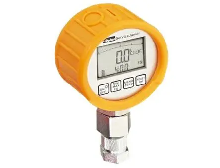 Produktfoto 1 von Parker SCJN Manometer 0 bar → 400 bar Stahl Gehäuse 1/4 in, DKD/DAkkS-kalibriert