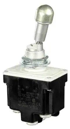 Produktfoto 1 von Honeywell Buchse Kippschalter 2-poliger Wechsler, Rastend, 28 V dc, 125 V ac, 20A, Schraube