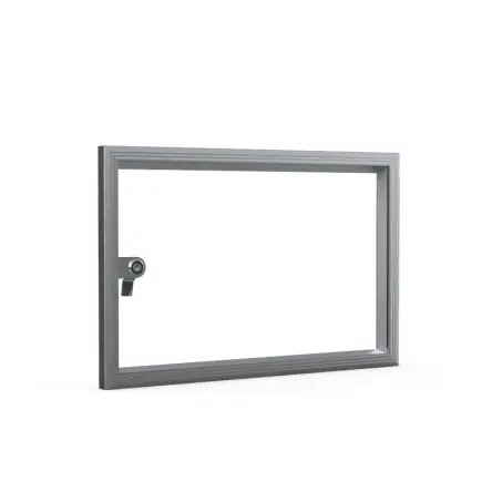 Produktfoto 1 von nVent HOFFMAN ADA Gehäusetür Typ Einzeltür Abschließbar B. 400mm L. 400 mm Aluminium