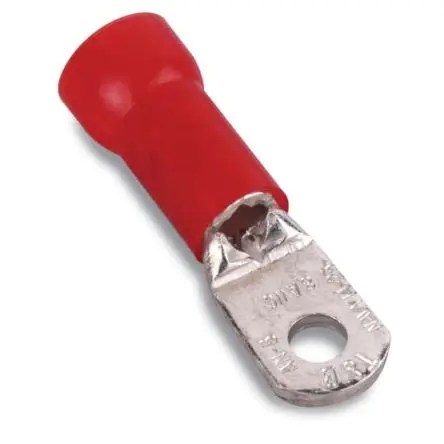 Produktfoto 1 von Thomas & Betts RD10731 Ringkabelschuh, Isoliert 8 AWG, Nylon, Rot, 8 AWG max.AWG, innen ø 0.125 Zoll, 3/8 in