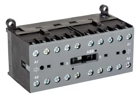 Produktfoto 1 von ABB VB Schütz 127V ac-Spule, 3-polig / 20 A 240V 4 kW 3 Schließer Umkehrend 1-Hilfskontakte