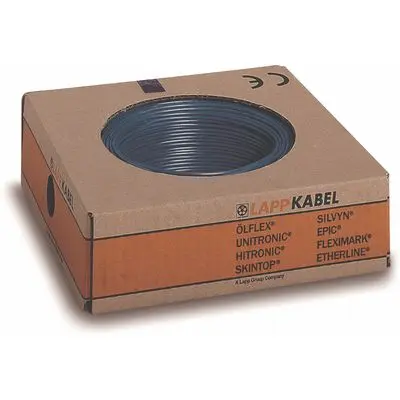 Produktfoto 1 von Lapp Netzkabel, 1-adrig Schwarz, 100 m, Polyvinylchlorid 70 °C