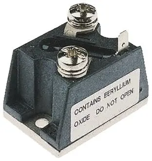 Produktfoto 1 von Vishay VS-T40HF Panel Diode Leistungsgleichrichter Einfach, 100 V / 40 A, 2-Pin D-55