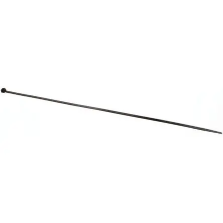 Produktfoto 1 von RS PRO Nylon 6.6 Kabelbinder Nicht lösbar Schwarz 9mm x 610 mm