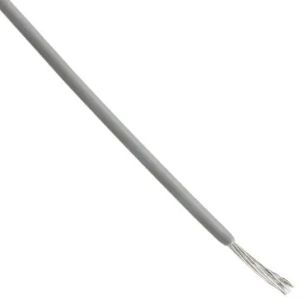 Produktfoto 1 von Alpha Wire Hookup Wire PVC Schaltdraht, 22 AWG 30 m Grau Ø 1.27 mm 7 Litzen Polyvinylchlorid