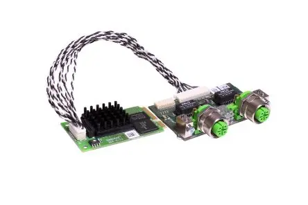 Produktfoto 1 von Hilscher 2 Anschl. Mini-PCI Express Netzwerkkarte 100Mbit/s RJ45