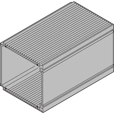 nVent SCHROFF 30809 Rack-Montagezubehör, Abdeckung für Kassetten, Aluminium, 5 pro Paket Stück