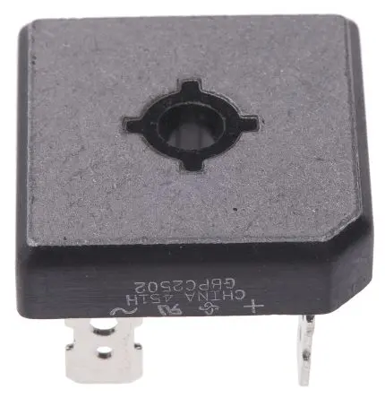 Produktfoto 1 von Vishay Brückengleichrichter 200 V 300 A Schraubanschlussklemme 1.1 V GBPC Einfach 4-Pin 5 μA