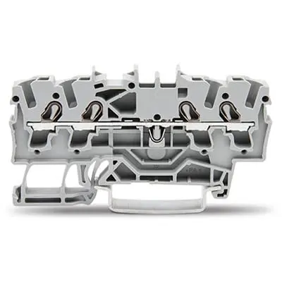 Produktfoto 1 von WAGO TOPJOB S Anschlussklemmenblock DIN-Schiene 1 Braun, 2.5mm², 600V Einsteck-Anschluss IECEx/ATEX/CSA