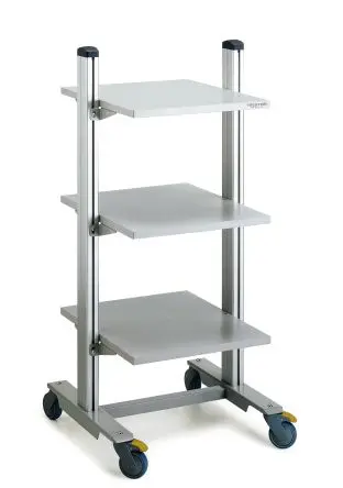 Produktfoto 1 von Treston 3 Gestellwagen, Aluminium, Stahl Rahmen, max. 150 kg 650 mm, 1415 mm 530 mm