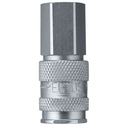 Produktfoto 1 von Legris Pneumatische Schnellsteckkupplung, Messing vernickelt 1/4 in Stecker/Buchse, gR, 23mm