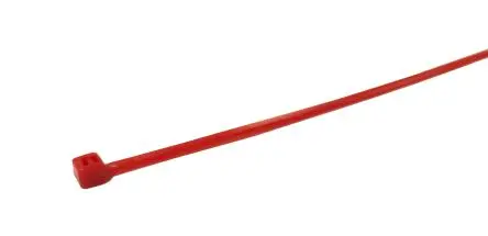 Produktfoto 1 von RS PRO Nylon 6.6 Kabelbinder Nicht lösbar Rot 7.6mm x 380 mm