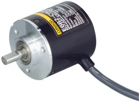 Produktfoto 1 von Omron E6B2 Inkrementalgeber Inkremental 100 Impulse/Umdrehung/U, 24V, 6000 U/min, PNP, offener Kollektor mit Ø 6 mm