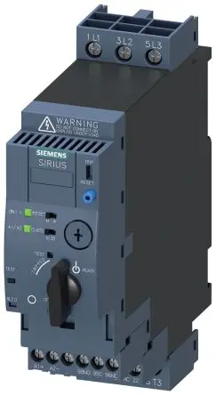 Produktfoto 1 von Siemens 3RA61 Verbraucherabzweig 690V ac 3-phasig 1500 W, IP20 / 4A