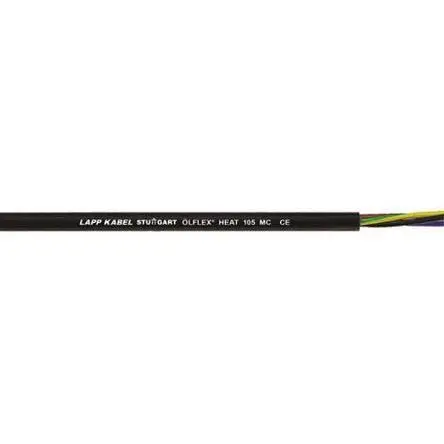Produktfoto 1 von Lapp ÖLFLEX HEAT Schaltdraht 0.75 mm² 100 m Schwarz Ø 6.5 mm Polyvinylchlorid