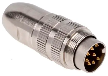 Produktfoto 1 von Lumberg 332 M16 DIN-Stecker Gerade 8-polig, DIN EN 60529, 60V ac 5A IP68 Kabel, Mit Gewinde Stecker