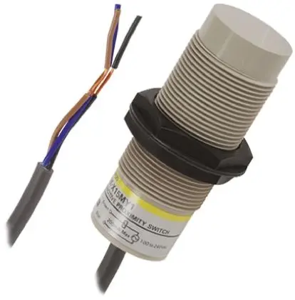 Produktfoto 1 von Omron E2K-X M18 Kapazitiver Näherungssensor 8 mm, Gewinderohr / 200mA NPN, IP66 250 V ac 30 V dc