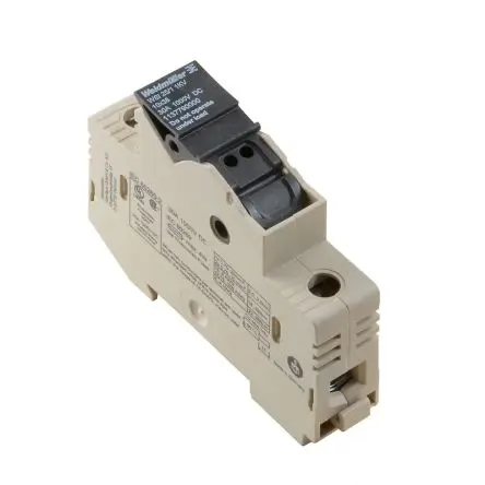 Produktfoto 1 von Weidmüller WSI Abgesicherter Anschlussklemmenblock 1 Dunkelbeige, 25mm² Schraubbefestigung Abgesichert IECEx, ATEX