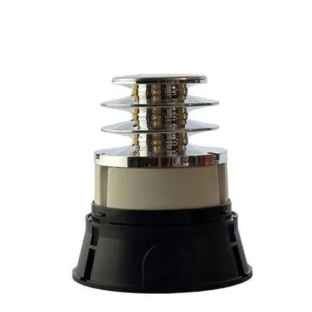 Produktfoto 1 von Moflash R400 LED LED-Signalleuchte 280V ac/dc Oberfläche, Ø 150 mm x 205 mm