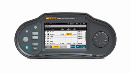 Produktfoto 1 von Fluke 1672 Multifunktionsprüfgerät Erdungswiderstandsmessung Automatischer FI Test USB Ohne Auslösung 1000V FI