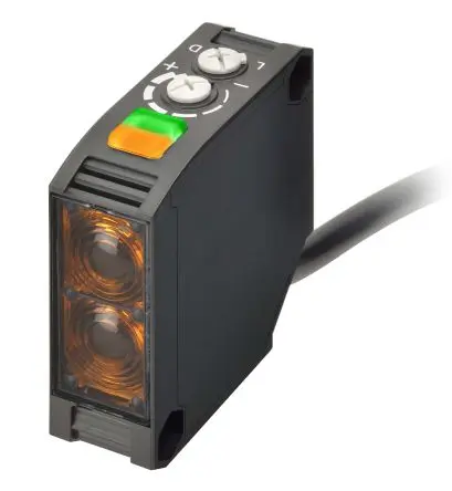 Produktfoto 1 von Omron E3JK Kubisch Optischer Sensor, Diffus, Relais Ausgang, Kabel