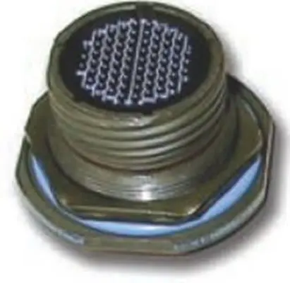 Produktfoto 1 von Amphenol Limited, D38999 Versilbert MIL-Spec Rundsteckverbinder Gewindeeinführung, 6-polig, Gehäuse 17 mm Buchse, MIL-C
