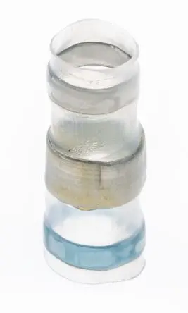 Produktfoto 1 von TE Connectivity D-142 Lötmuffe ø 2.54 mm ø 5.08 mm, 19.05mm Länge 1kV Natur Polyvinylfluorid