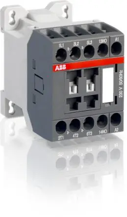 ABB Schütz 24V-Spule, 3-polig / 24 A 24V 4 kW 3 Schließer Motorsteuerung 1-Hilfskontakte