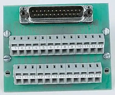 Produktfoto 1 von WAGO 709 Schnittstellenmodul D-SUB, Stecker, 25-polig, 125V ac/dc, DIN-Hutschiene 1A