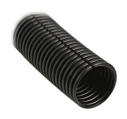 Produktfoto 1 von RS PRO CR Kabelrohr Unbeschichtet Kunststoff, Ø 32 mm nom., Schwarz x 50 m