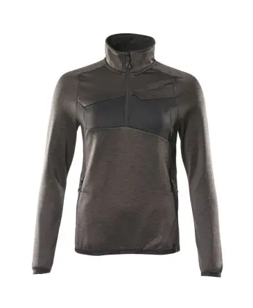 Produktfoto 1 von Mascot Workwear 18053-316 Unisex Jumper, 94 % Polyester, 6 % Elastan Anthrazit Halb-Reißverschluss, Größe 2XL