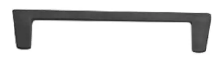 Produktfoto 1 von Hammond Matt Schwarz Aluminium Griff, L 132 mm H 7.8 mm B 40mm