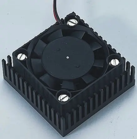 Produktfoto 1 von Fischer Elektronik Kühlkörper für Universal Square Alu mit Lüfter, 53.34 mm x 53.34mm x 20 mm