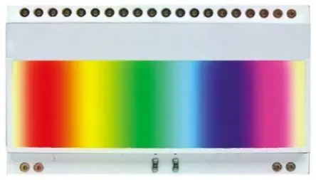 Display Visions LED DOG Hintergrundbeleuchtung Blau, Grün, Rot 40-Pins