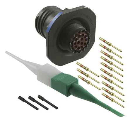Produktfoto 1 von Amphenol Limited, D38999 Kupferlegierung MIL-Spec Rundsteckverbinder Gerade, 13-polig, 400 V ac, 550V dc, Kabel, Gehäuse