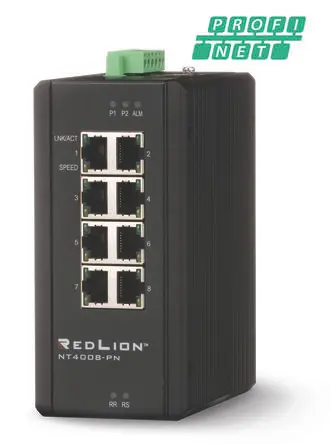 Produktfoto 1 von N-Tron Ethernet-Switch 8-Port Managed